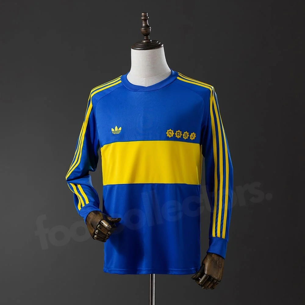 Maillot Boca Junior Domicile 1981-1982 Manches Longues (1)