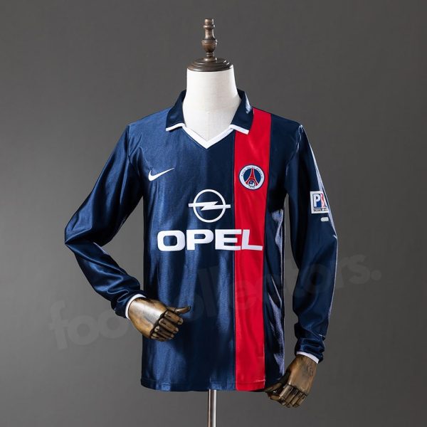 Maillot PSG Domicile 2001-2002 Manches Longues