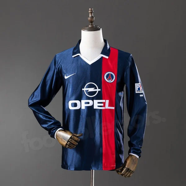 Maillot PSG Domicile 2001-2002 Manches Longues