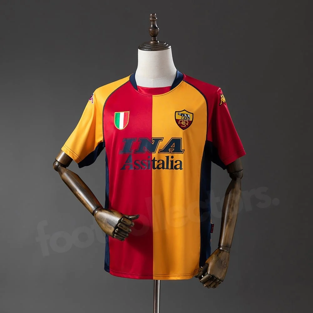 Camiseta local de la AS Roma 2001-2002 (1)