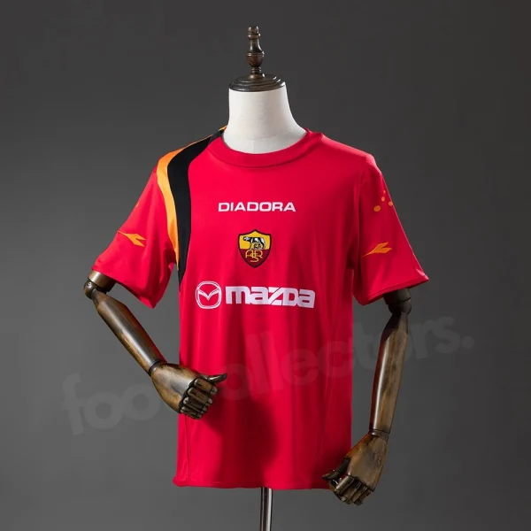 AS ROMA ITALY 2003/2004 FOOTBALL POLO SHIRT DIADORA SIZE XL ADULT LONG SLEEVE