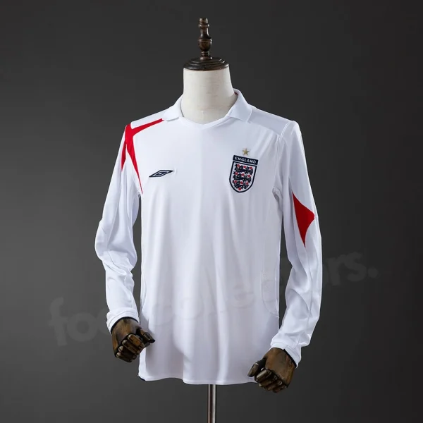 England Home Shirt 2006 Long Sleeve