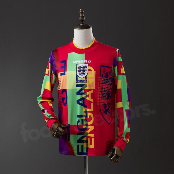Maillot Angleterre Gardien 1996 Manches Longues