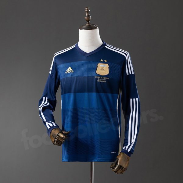 Maillot Argentine Exterieur 2014 Manches Longues