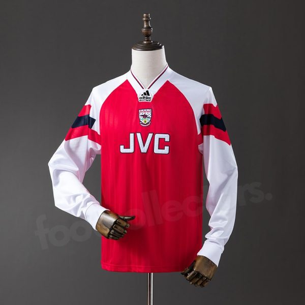 Maillot Arsenal Domicile 1992-1994 Manches Longues