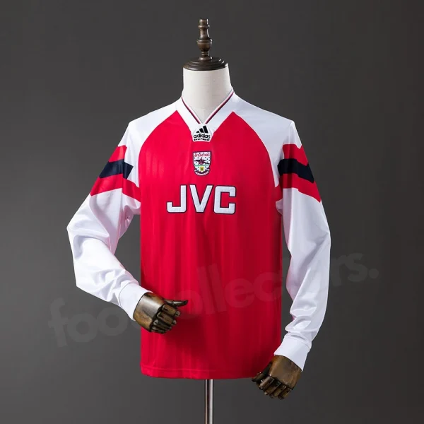 Arsenal Home Shirt 1992-1994 Long Sleeve