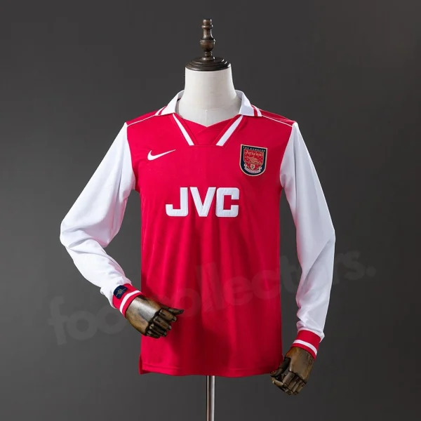 Arsenal Home Shirt 1996-1997 Long Sleeve