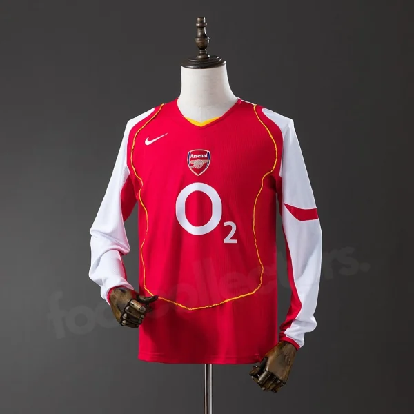 Arsenal Home Shirt 2004-2005 Long Sleeve