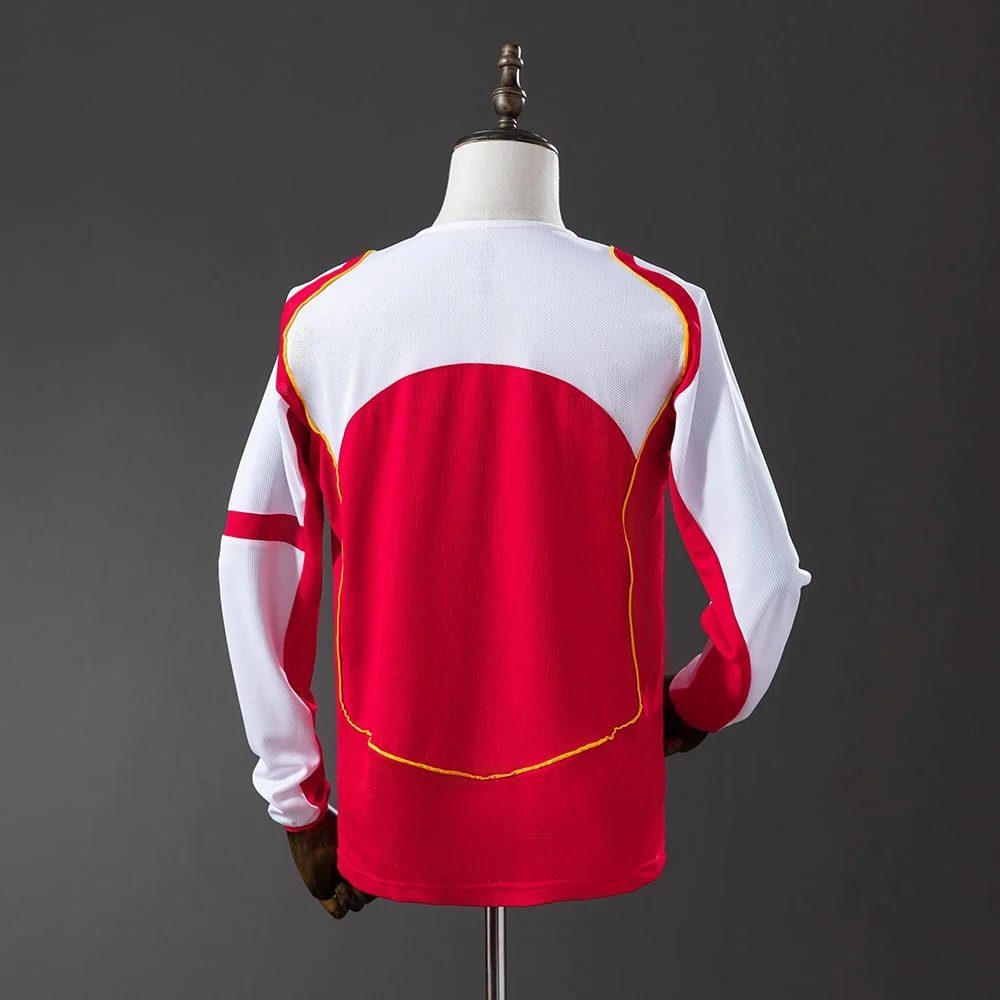 Maillot Arsenal Domicile 2004-2005 Manches Longues
