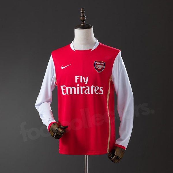 Maillot Arsenal Domicile 2006-2007 Manches Longues