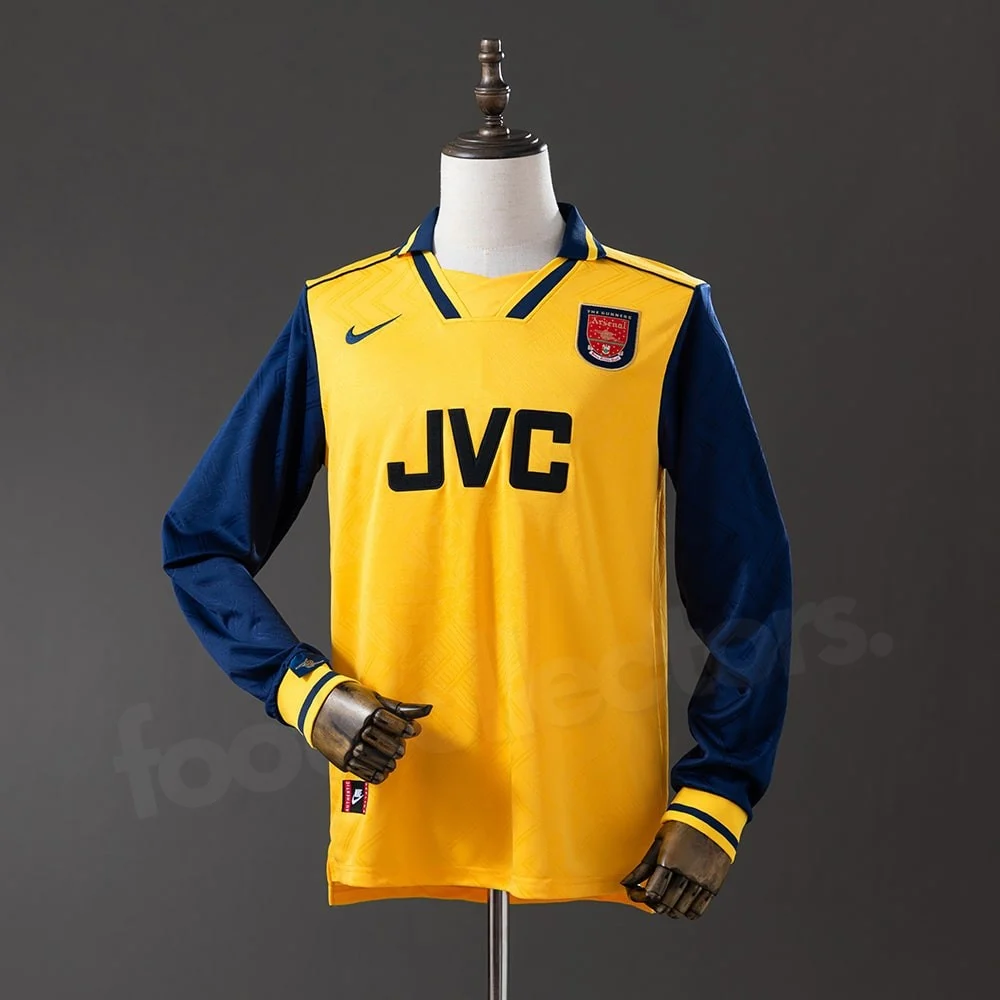 Arsenal Away Shirt 1996-1997 Long Sleeve