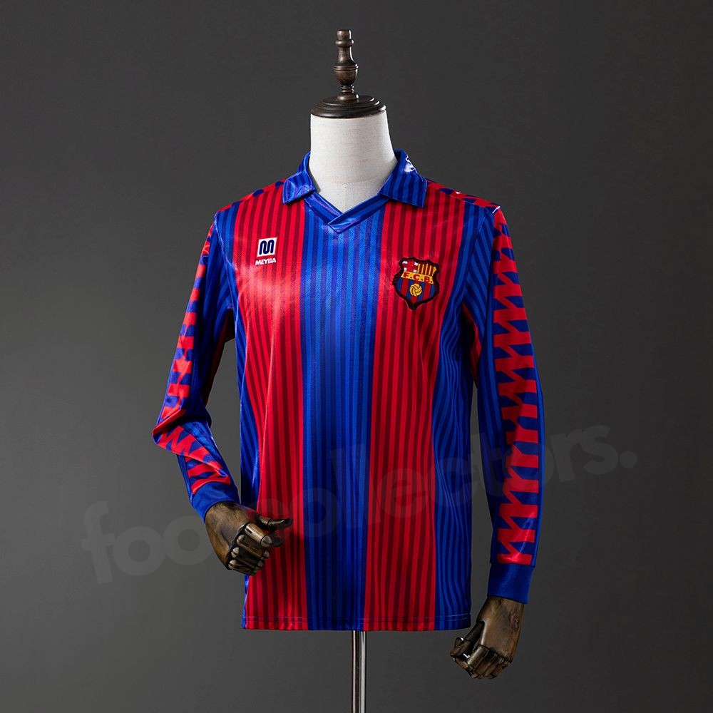 Maillot Barca Domicile 1992 Manches Longues (1)