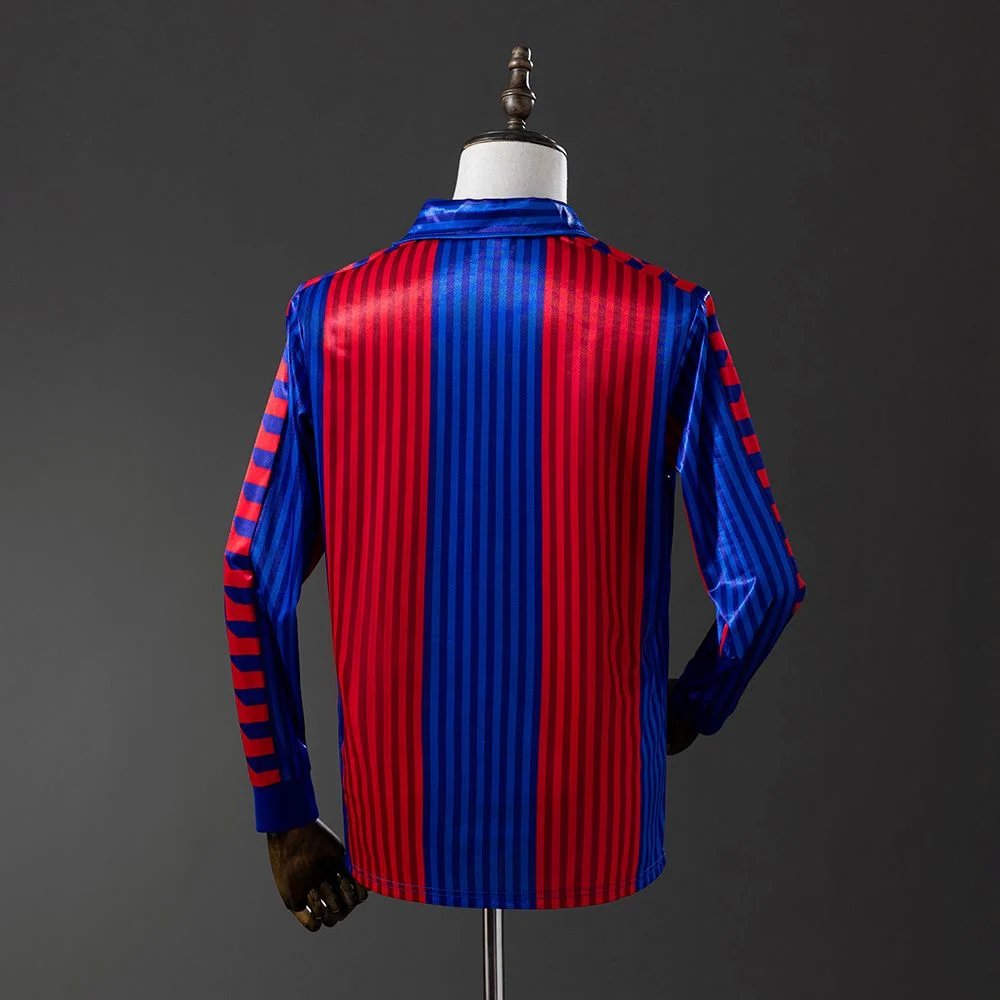 Maillot Barca Domicile 1992 Manches Longues (2)