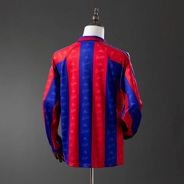 Maillot Barca Domicile 1996-1997 Manches Longues