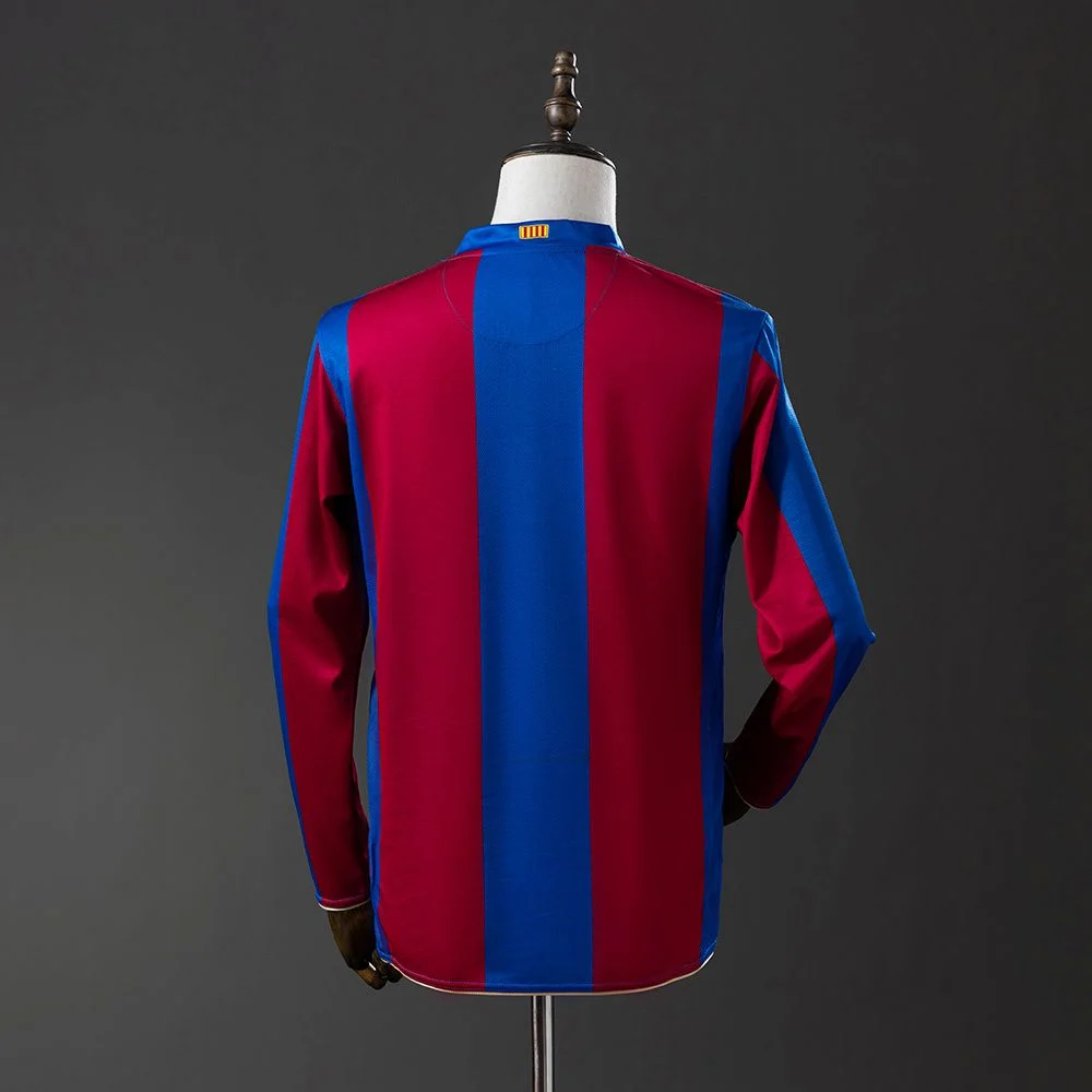 Maillot Barca Domicile 2007-2008 Manches Longues (2)
