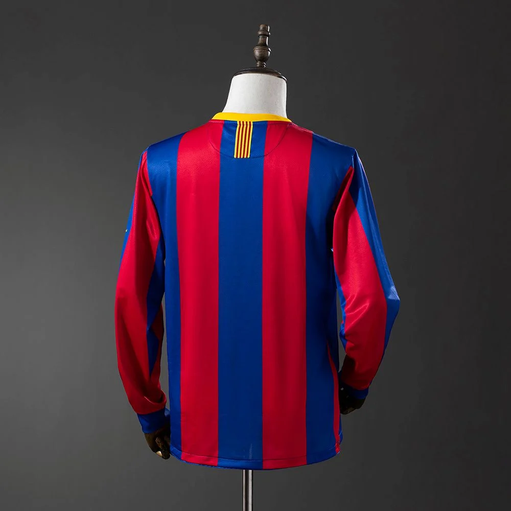 Maillot Barca Domicile 2010-2011 Champions League Manches Longues (2)