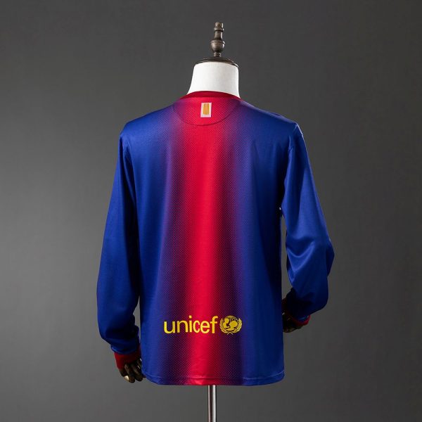 Maillot Barca Domicile 2012-2013 Manches Longues