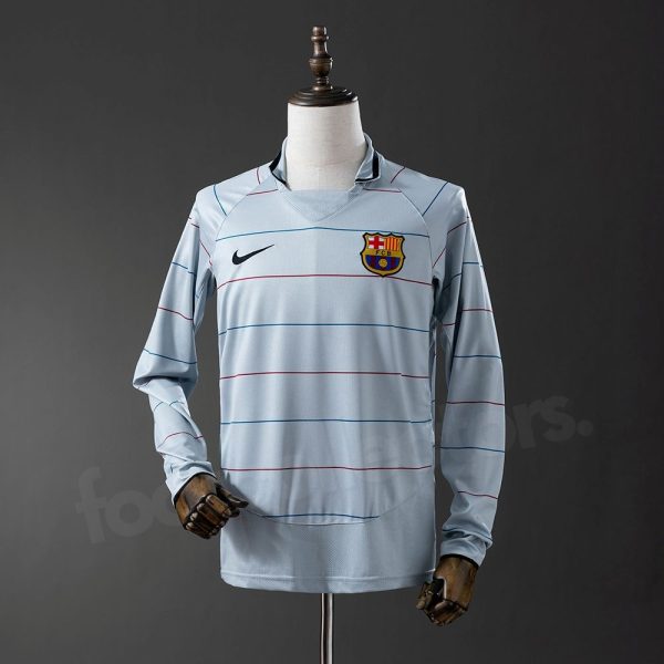 Maillot Barca Exterieur 2003-2004 Manches Longues