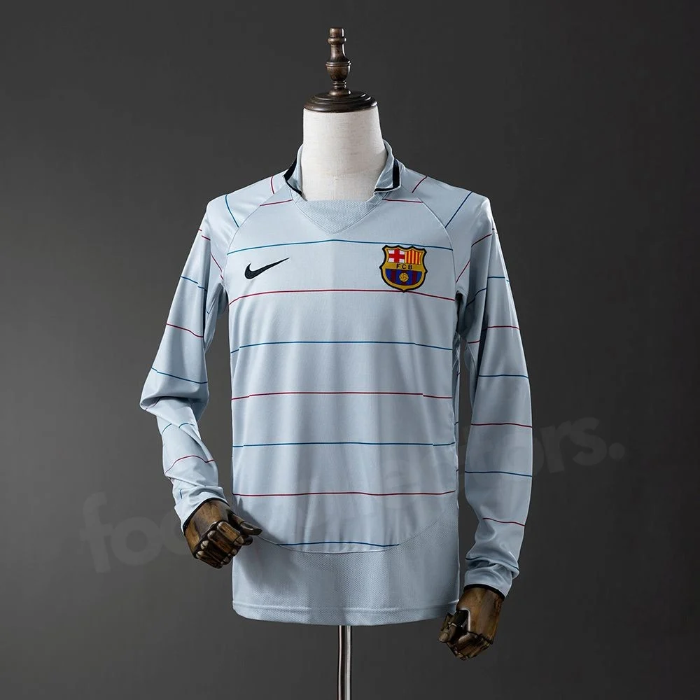 Maillot Barca Exterieur 2003-2004 Manches Longues (1)