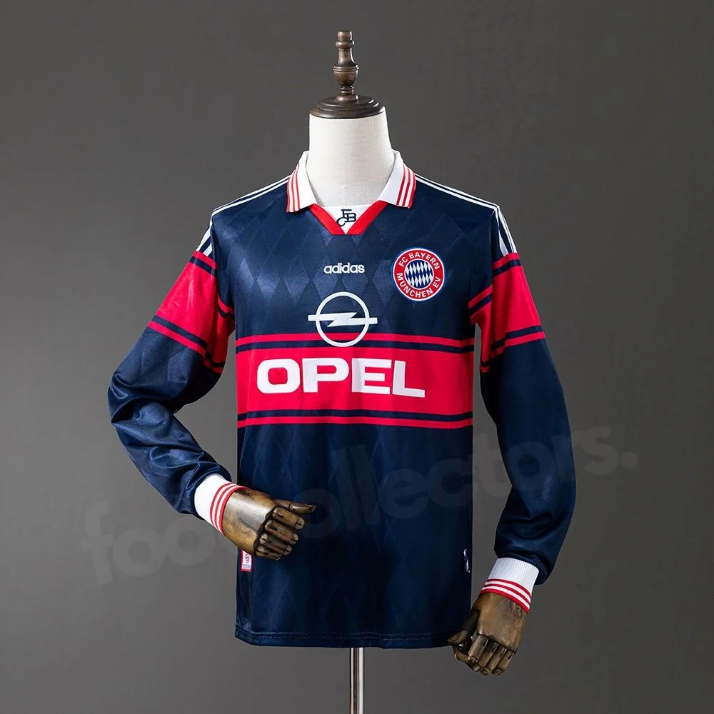Maillot Bayern Munich Domicile 1997-1998 Manches Longues (1)
