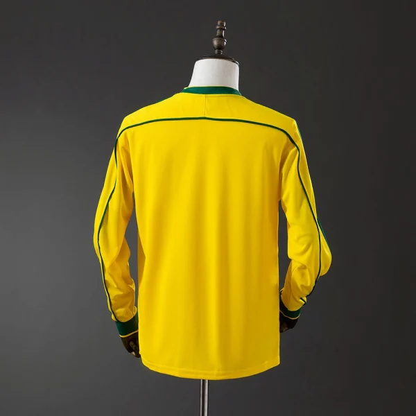 Maillot Bresil Domicile 1998 Manches Longues