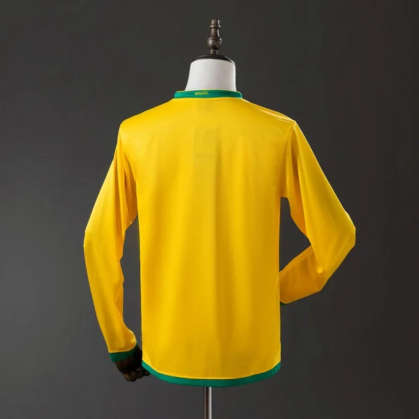 Maillot Bresil Domicile 2006 Manches Longues