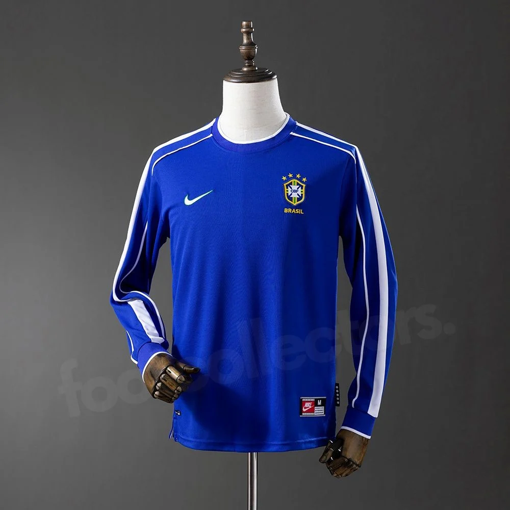 Maillot Bresil Exterieur 1998 Manches Longues (1)