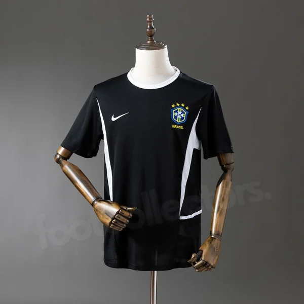 Maillot Bresil Gardien 2002 Noir