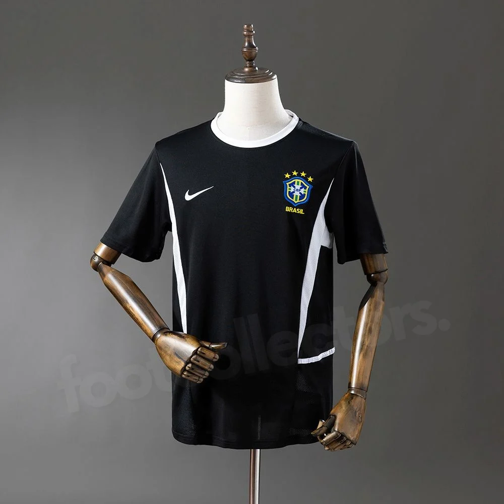 Maillot Bresil Gardien 2002 Noir (1)