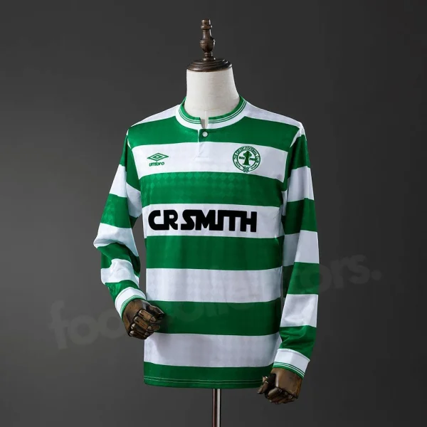 Maillot Celtic FC Domicile Manches Longues 1989-1991