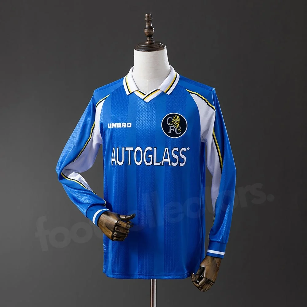 Maillot Chelsea Domicile 1997-1999 Manches Longues