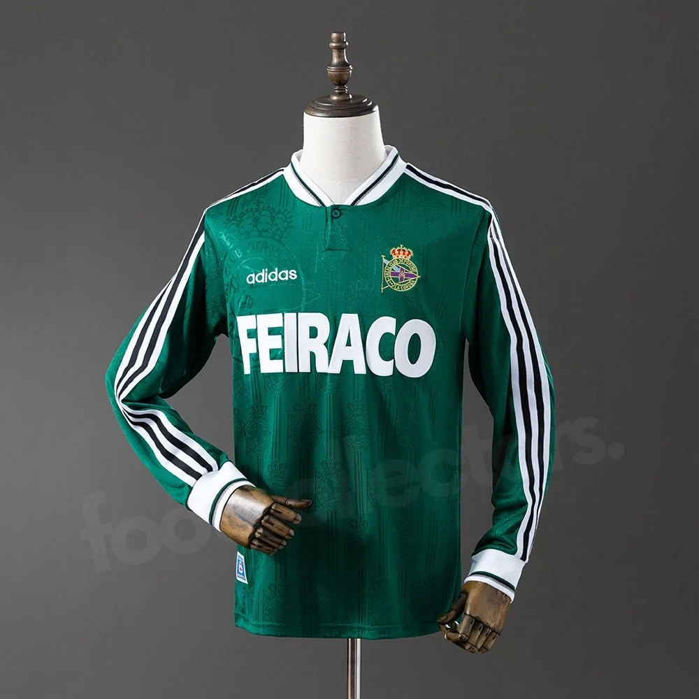 Maillot Deportivo La Corogne Exterieur 1999-2000 Manches Longues