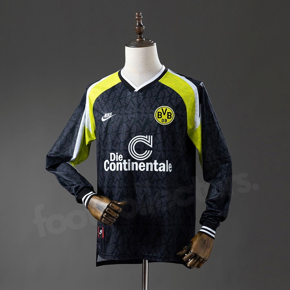 Maillot Dortmund Exterieur 1995-1996 Manches Longues (1)