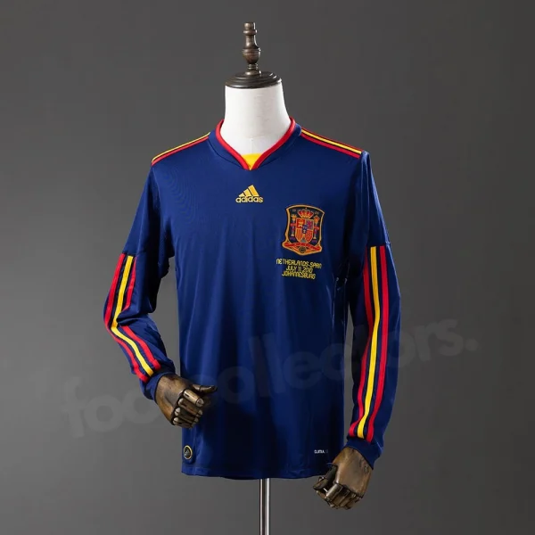 Camiseta de manga larga de visitante de España 2010