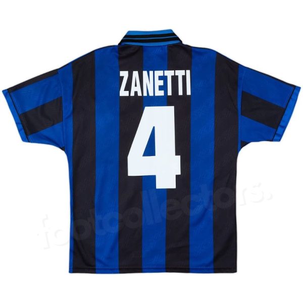 Maillot Inter Milan Domicile 1995-1996 Zanetti