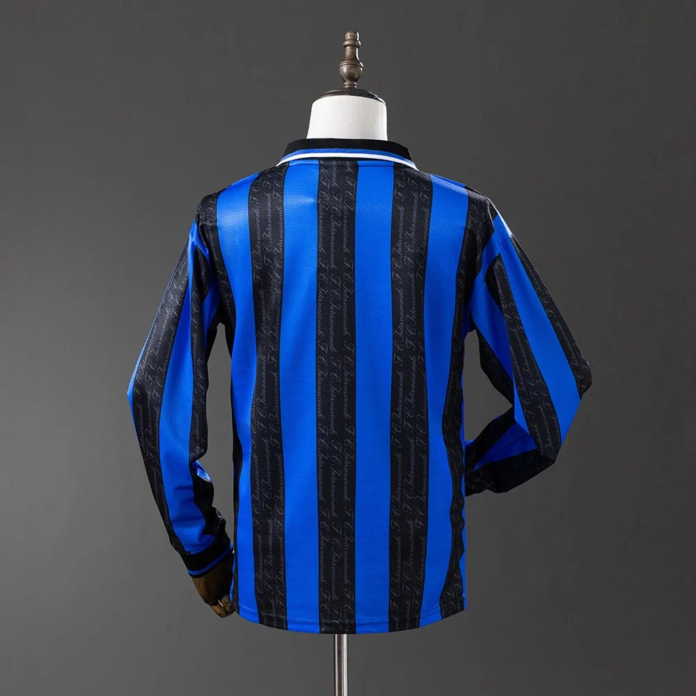 Maillot Inter Milan Domicile 1997 1998 Manches Longues (2)