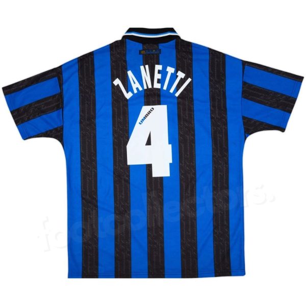 Maillot Inter Milan Domicile 1997-1998 Zanetti