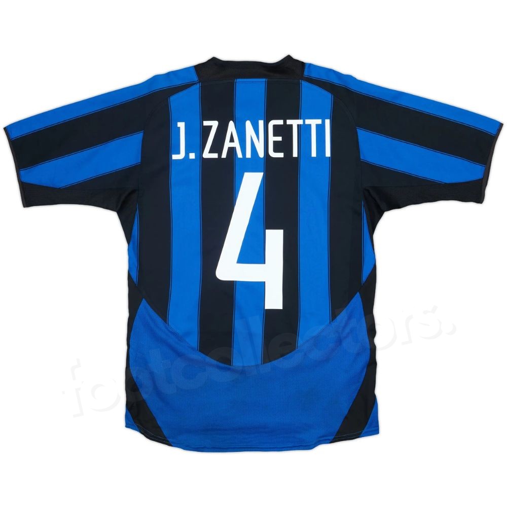 Maillot Inter Milan Domicile 2003-2004 Zanetti