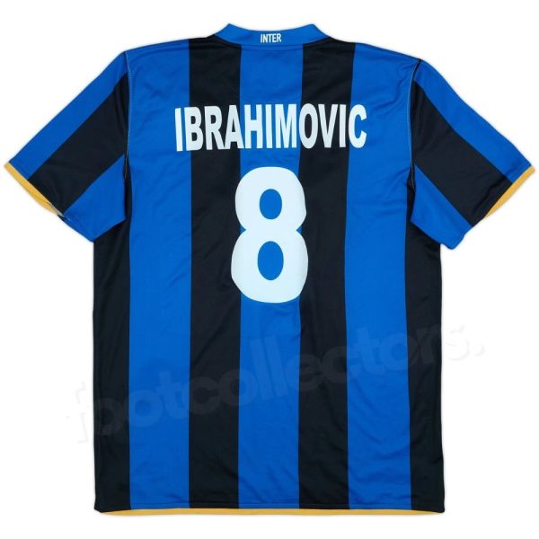 Maillot Inter Milan Domicile 2008-2009 Ibrahimovic