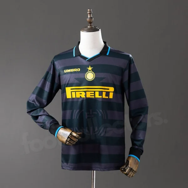Maillot Inter Milan Third 1997 1998 Manches Longues