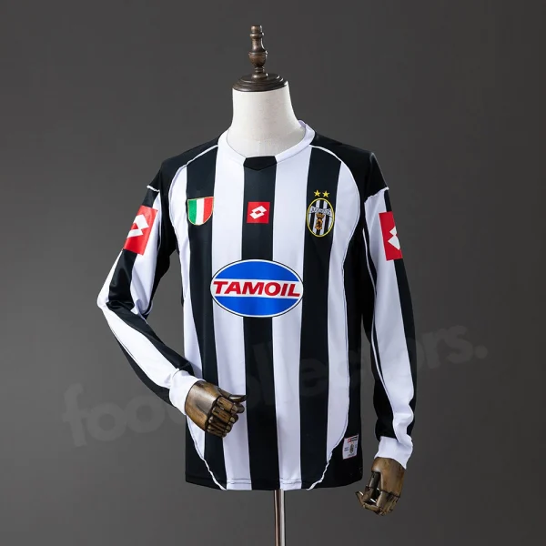 Maillot Juventus Domicile 2002-2003 Manches Longues