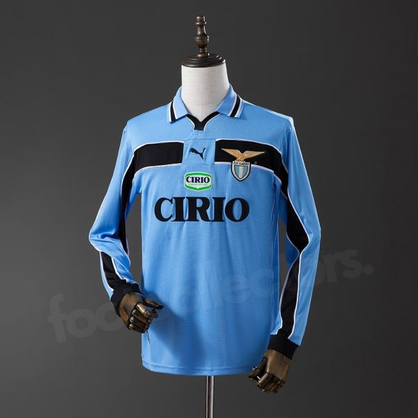 Maillot Lazio Domicile 1999-2000 Manches Longues