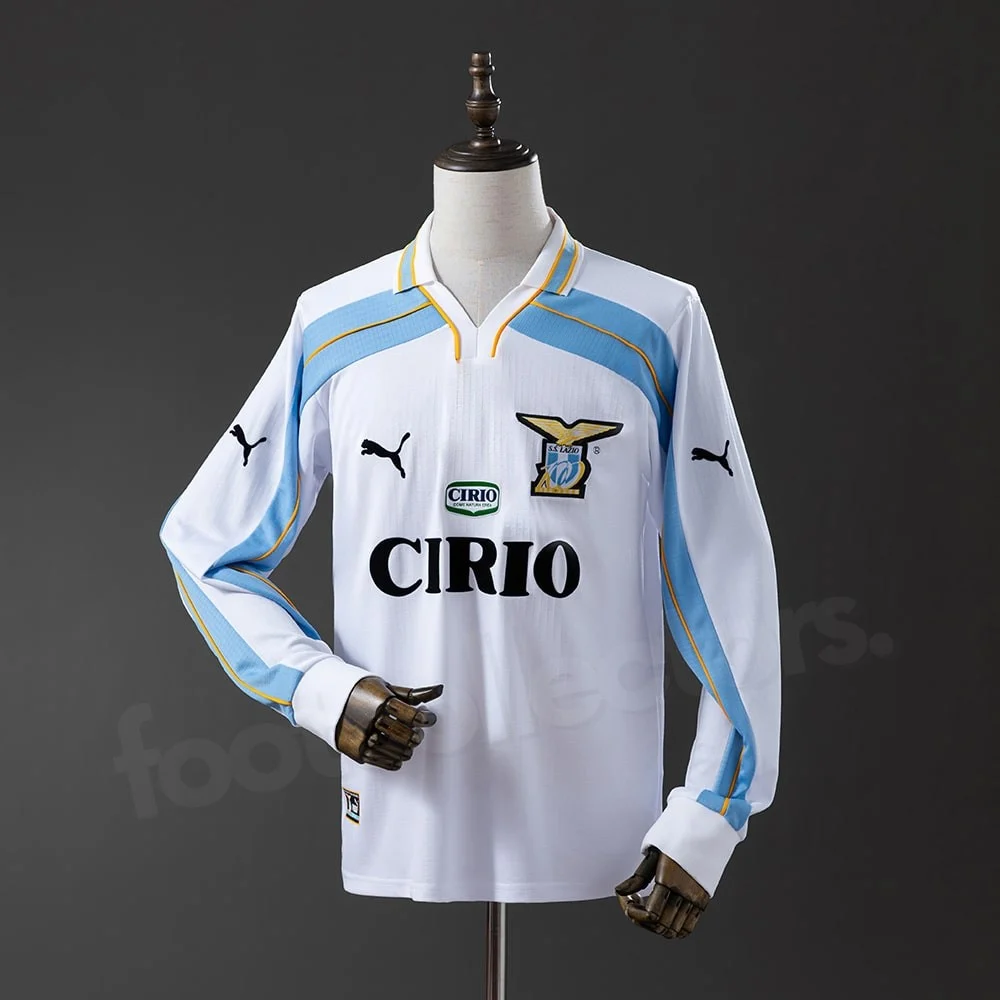Maillot Lazio Exterieur 1999-2000 Manches Longues (1)