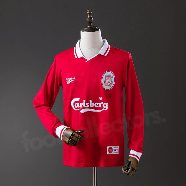 Maillot Liverpool Domicile 1996-1997 Manches Longues