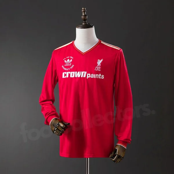 Maillot Liverpool Domicile 1986-1987 Manches Longues