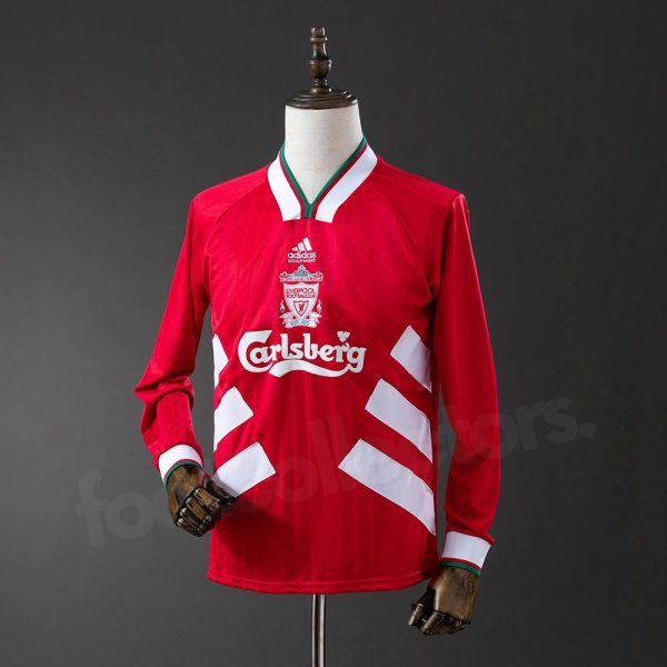 Maillot Liverpool Domicile 1993-1995 Manches Longues