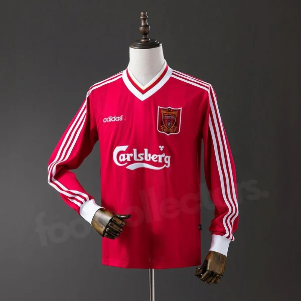 Maillot Liverpool Domicile 1995-1996 Manches Longues