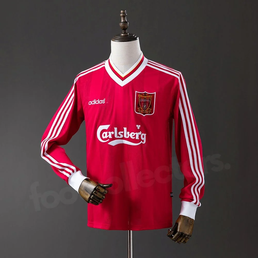 Maillot Liverpool fc Domicile 1995-1996 Manches Longues (1)