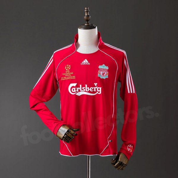Maillot Liverpool Domicile 2006-2007 Champions League Manches Longues