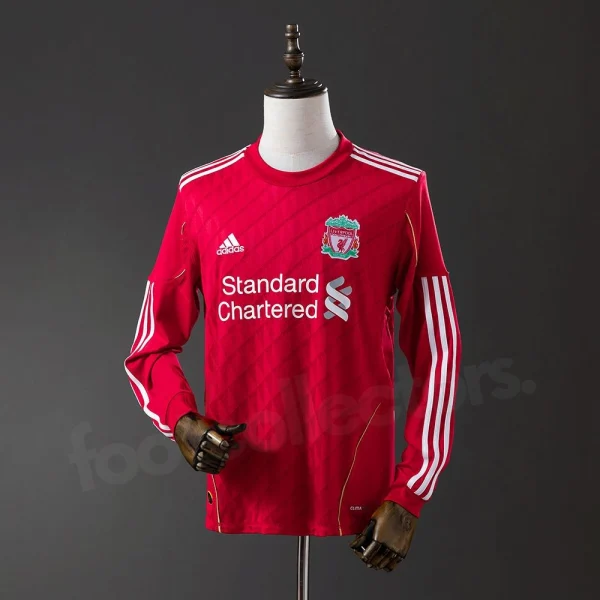Liverpool Home Shirt 2010-2011 Long Sleeve